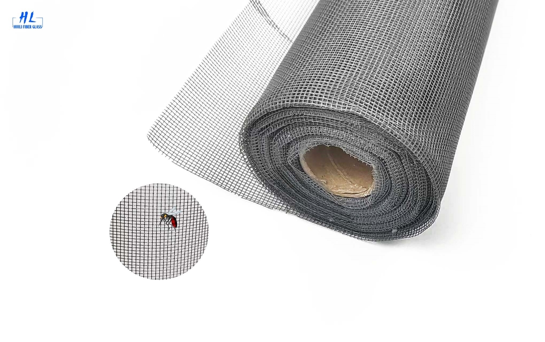 20x22 فایبرگلاس فلک اسکرین 0.3-3M عرض 0.25mm قطر نخ 100g/M2 وزن استاندارد