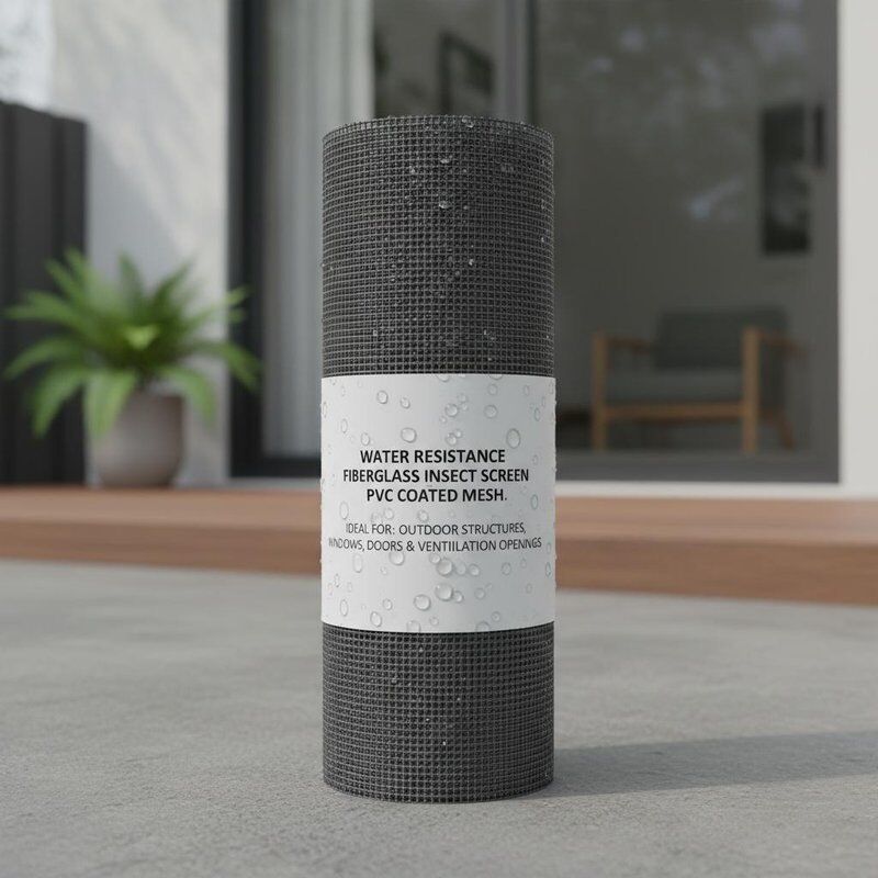 توری حشرات فایبرگلاس مقاوم در برابر آب با روکش PVC، ایده آل برای سازه های فضای باز، پنجره ها، درها و دریچه های تهویه