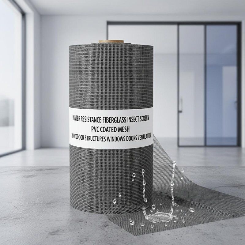 توری حشرات فایبرگلاس مقاوم در برابر آب با روکش PVC، ایده آل برای سازه های فضای باز، پنجره ها، درها و دریچه های تهویه