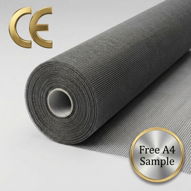 وزن استاندارد 120g در هر متر مربع صفحه پنجره فیبرگلاس صفحه نمایش حشرات ساده ارائه 5 تا 7 سال زندگی برای کاربردهای صنعتی