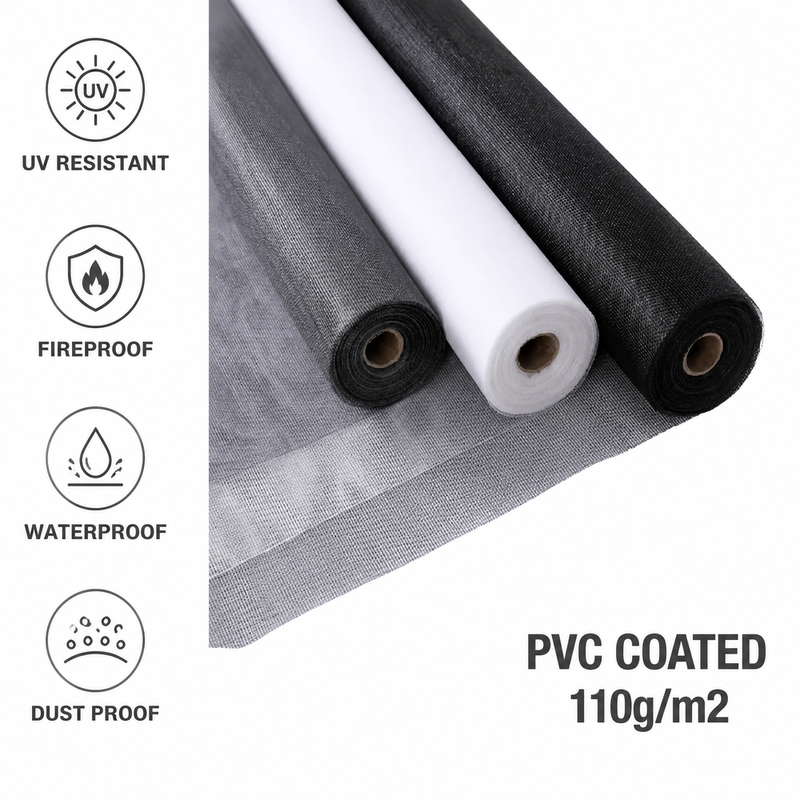 ظرفیت تولید قوی 24x24 میش غیر سمی و ایمن حفاظت از UV پنجره صفحه نمایش فیبرگلاس پنجره صفحه نمایش پنجره ای شیک
