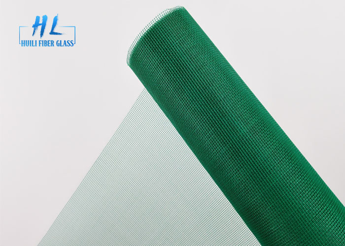 مشبک پرده شیشه ای رنگی فایبر گلاس پنجره مشبک با PVC