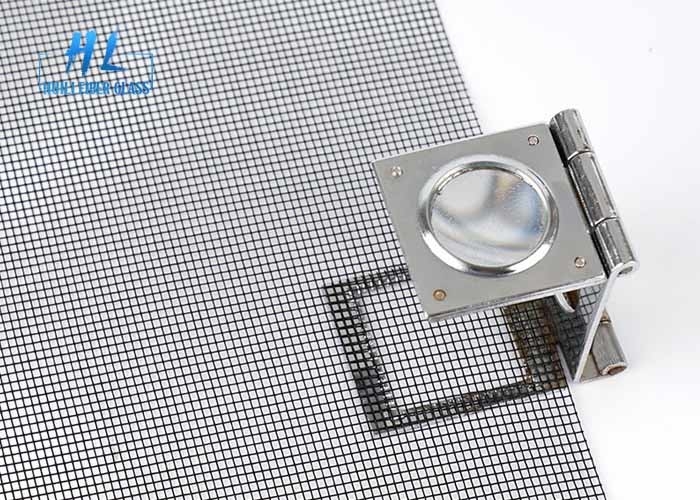 مشبک پرده شیشه ای رنگی فایبر گلاس پنجره مشبک با PVC