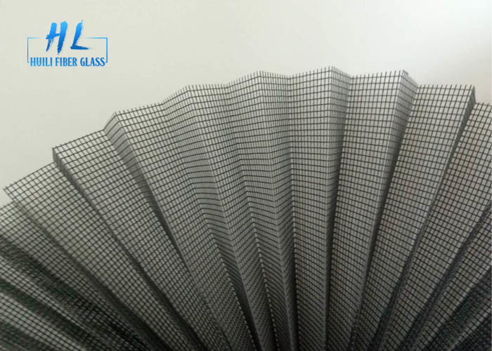 DIY مقاوم در آب Plisse حشرات Screen Mesh 16x16 / 20x20 طول قابل تنظیم برای پنجره ها / درب