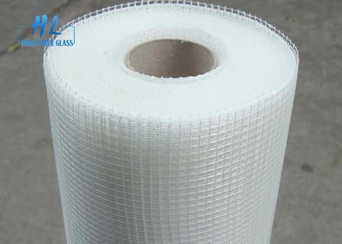 90G فایبرگلاس شبکه مش 5 * 5mm 1m * 50m برای سیستم نما برای حمل آسان