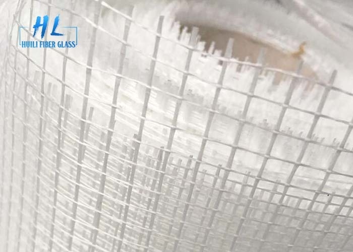 50m C Glass Square Fiberglass Mesh Roll 4*4mm Aperture برای سرویس برش ضد آب