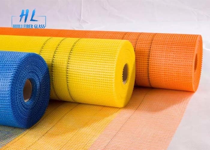 نوار 1m * 50m مش فایبر گلاس رنگی اختیاری برای سنگ مصنوعی سنگ مرمر