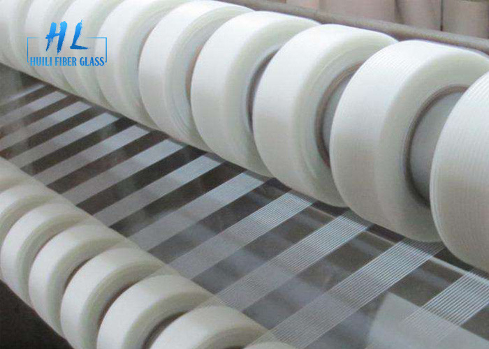 60g 3 * 3mm Self-adhesive Fibreglass نوار رنگ سفید برای تعمیر دیوارهای شکسته
