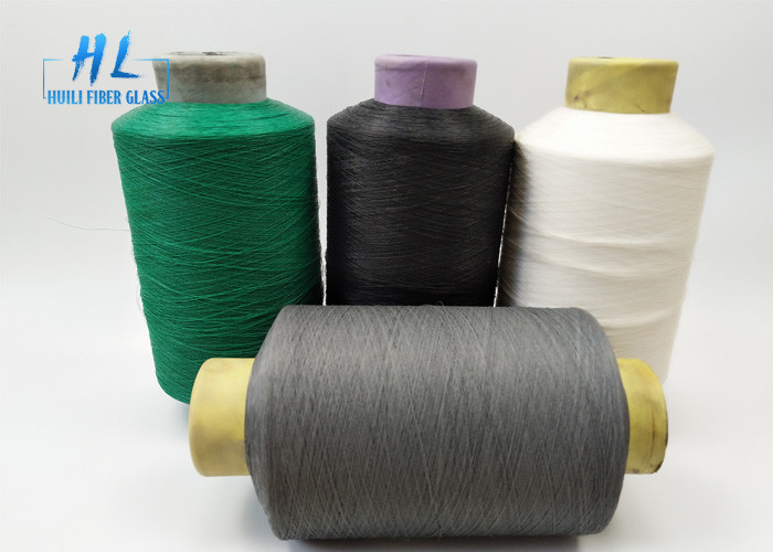 مقاومت عالی در برابر آب 34tex 1/0 پارچه فیبرگلاس PVC برای اسپری کردن