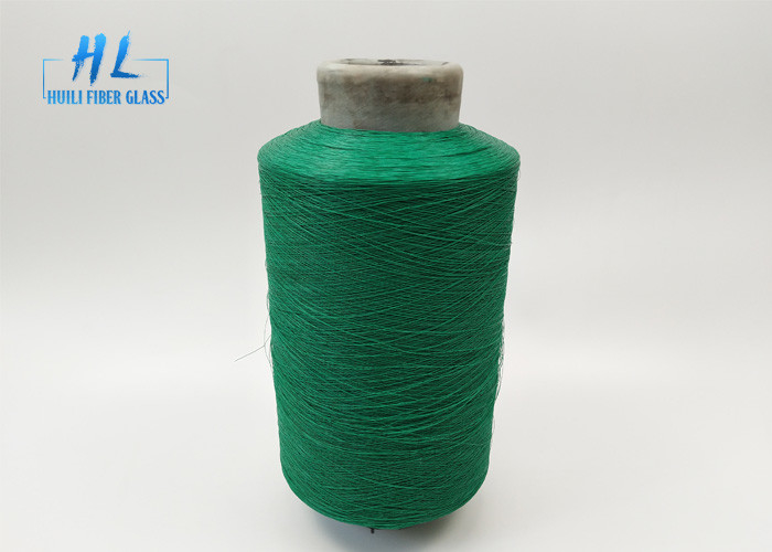 34 Tex 1/0 پی وی سی پوشش فیبرگلاس نخ با مقاومت آب عالی برای بسته بندی کارتن
