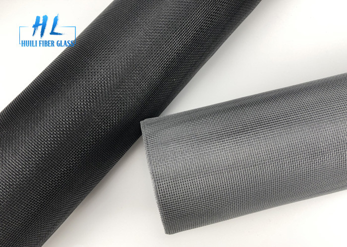 48ft * 100ft PVC روکش 105 گرم فایبرگلاس پشه مش مشکی رنگ 18 * 16