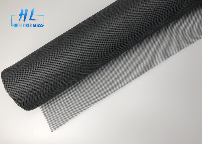48ft * 100ft PVC روکش 105 گرم فایبرگلاس پشه مش مشکی رنگ 18 * 16