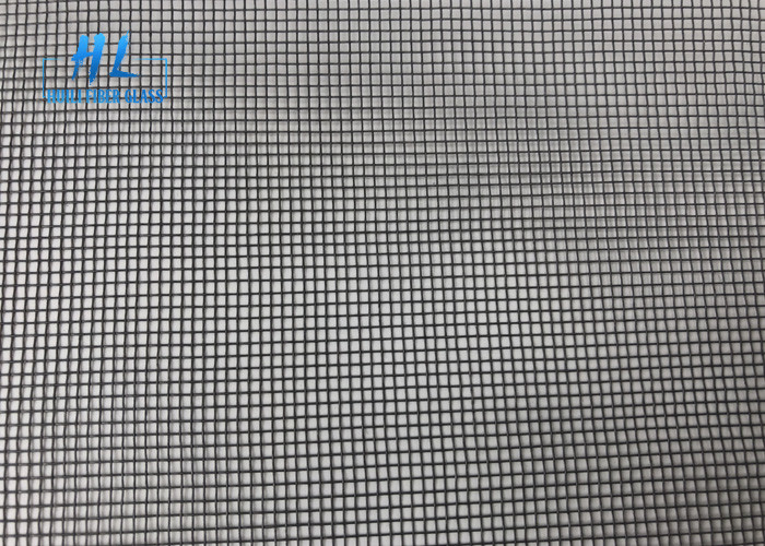 48ft * 100ft PVC روکش 105 گرم فایبرگلاس پشه مش مشکی رنگ 18 * 16