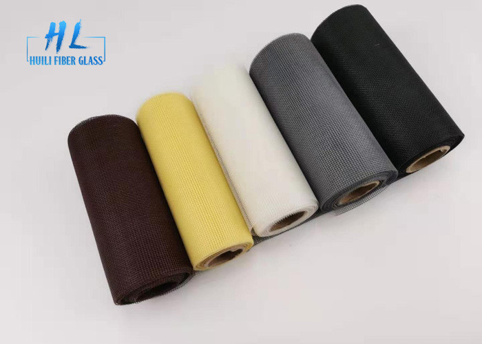 3ft 4ft 5ft * 100ft مش قهوه ای فایبرگلاس رنگ قهوه ای برای صفحه پنجره