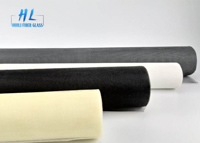 صفحه نمایش حشره فایبرگلاس اندازه 14 * 14 مش 80g / m2 برای پنجره استفاده می شود