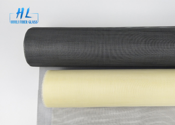 صفحه نمایش حشره فایبرگلاس اندازه 14 * 14 مش 80g / m2 برای پنجره استفاده می شود