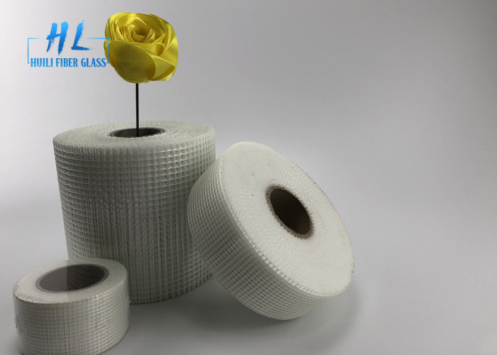 نوار دیواری چسبنده 45mm * 90m سفید ، نوار مشی فایبرگلاس چسبنده