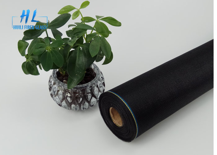 صفحه پنجره حشرات فایبرگلاس 90G 110G 18 * 16 به رنگ خاکستری یا سیاه