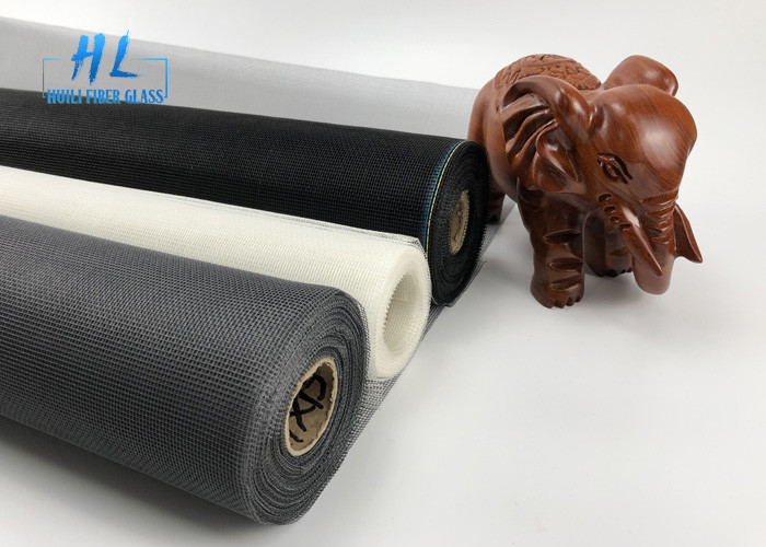 1.2m پارچه فیبرگلاس تیره با قفل قلاب 18*16 Mesh 30m طول