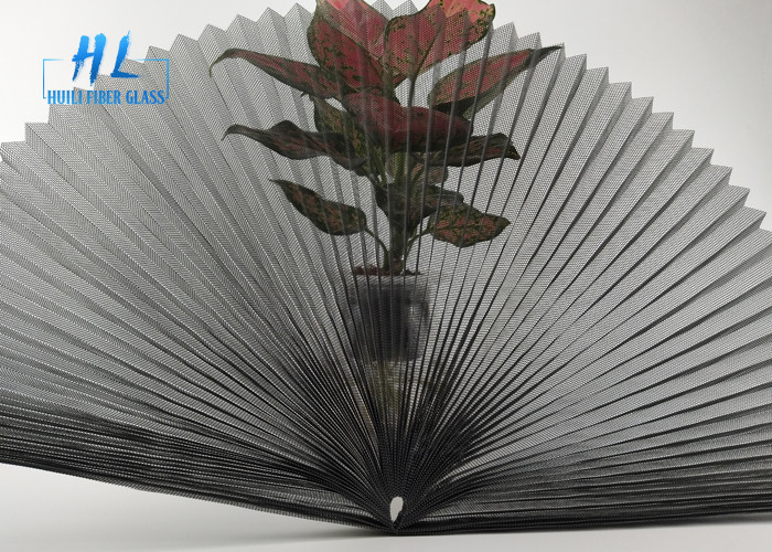 صفحه نمایش پنجره تاشو خاکستری رنگی خاکستری ضد پشه خالص برای درب