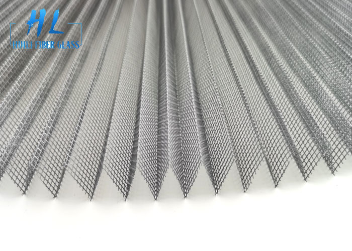 صفحه نمایش حشرات 16 X 16 Mesh Plisse برای پنجره ها و درب های سفارشی