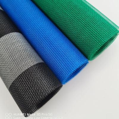 مقاومت در برابر آب فیبرگلاس پشه میش سوراخ مربع 100m طول رول PVC پوشش داده شده