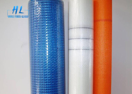 مش فایبرگلاس مش 4 * 4mm 160g مقاوم در برابر قلیایی برای دیوار خارج و سقف