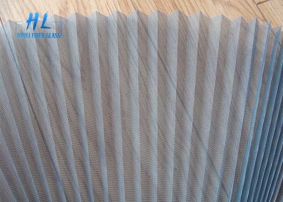 انعطاف پذیری خوب Plisse Fly Screen، Smooth Sliding Scrap Fly Screws